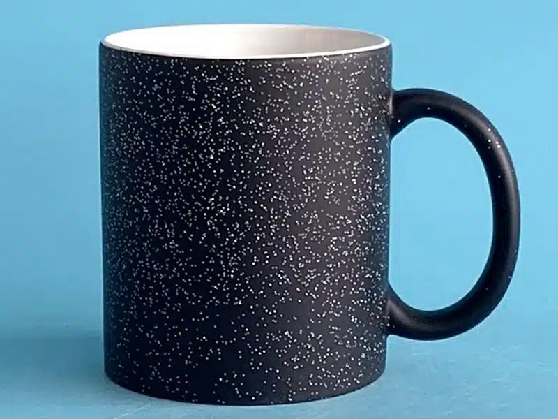 Sublimation 11oz starry night sky color changing mug-black