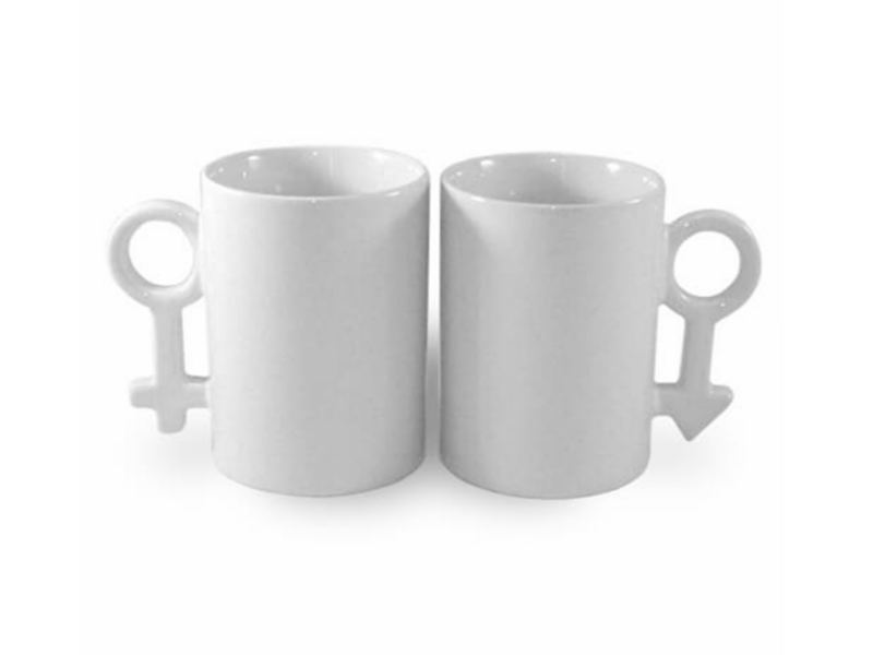 Sublimation 10oz couple mug