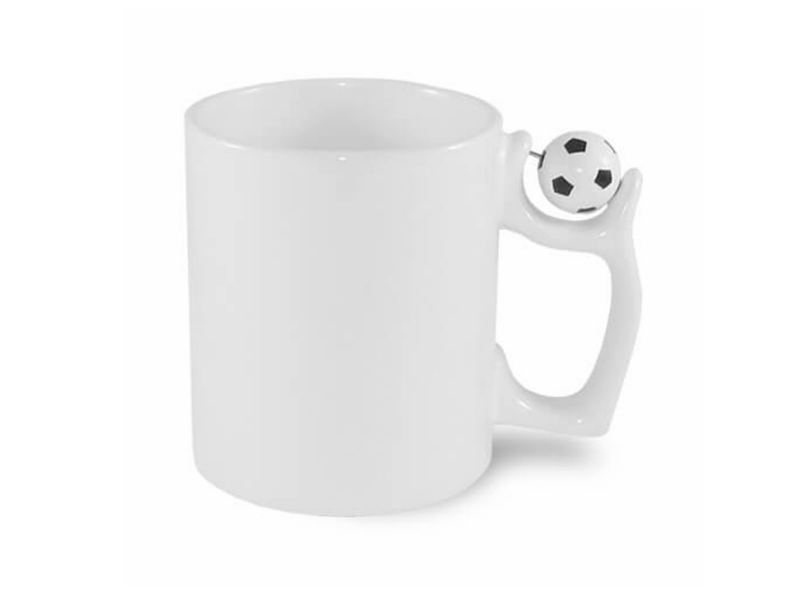 Sublimation football handle ceramic mug