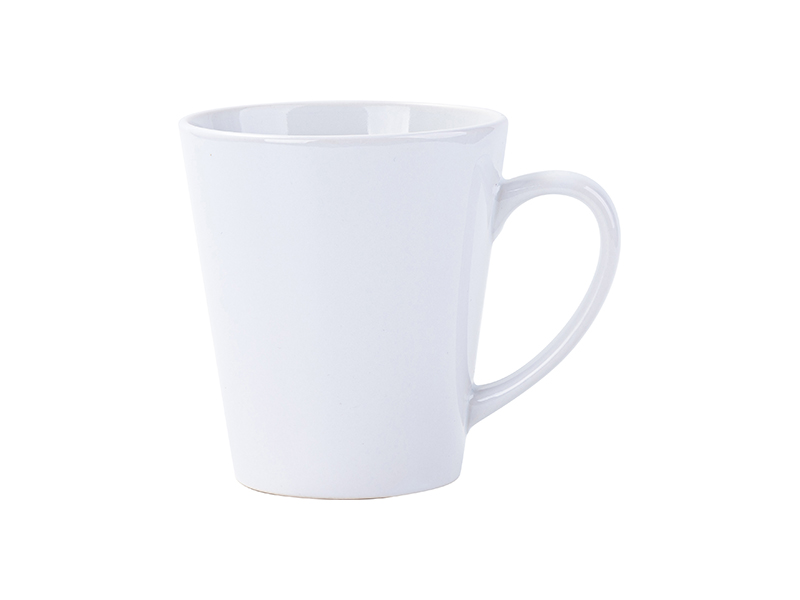 Sublimaion 12oz white latte ceramic mug