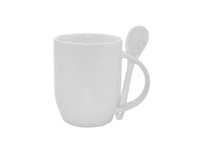 Sublimation 12oz spoon ceramic mug