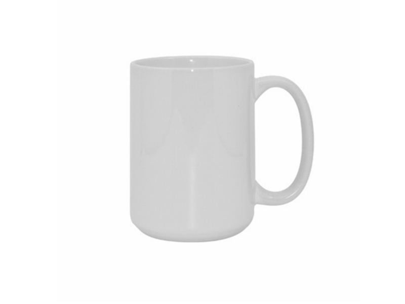 15oz white sublimation ceramic mug