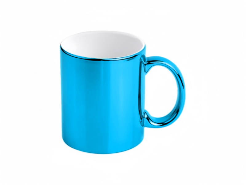 11oz metallic dark blue sublimation mug